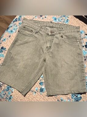 Nomad Men's Olive Relaxed Denim Shorts